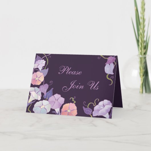 Gloire du matin : carte Faire-part de mariage (Devant)