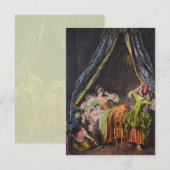 Gloire du matin ~ Invitations / RSVP (Devant / Derrière)