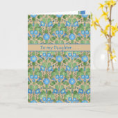 Gloire du matin Septembre Carte d'anniversaire, fi (Fleur jaune)