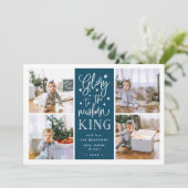 Gloire Lettrée À La Main | Carte de collage photo  (Debout devant)