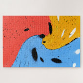 glooiende kleuren legpuzzel (Horizontaal)