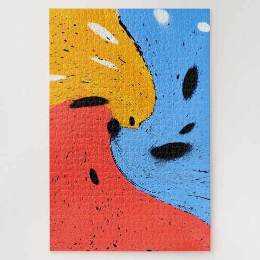 glooiende kleuren legpuzzel (Verticaal)