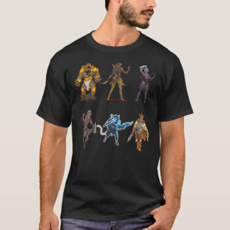 Gloomhaven het Ontwerp van het Pixel van de Karakt T-shirt