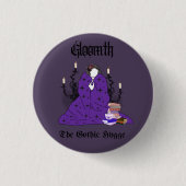Gloomth - The Gothic Hygge Button (Voorkant)