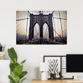 Gloomy Brooklyn Poster (Thuiskantoor)