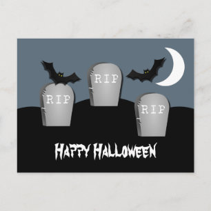 Gloomy Graveyard Halloween Briefkaart