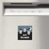 Gloomy Graveyard Halloween Magnet Magneet (Insitu (Vaatwasser))