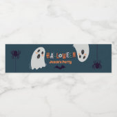 Gloomy Halloween - Waterfles Etiket (Enkel label)