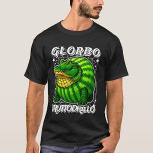Glorbo-Fruttodrillo Italiaans-Breinrot Krokodil Wa T-shirt