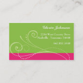 Gloria Cartes de visite (Dos)