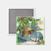 Gloria Christmas Bell Magnet Vintage (Recto/Verso)