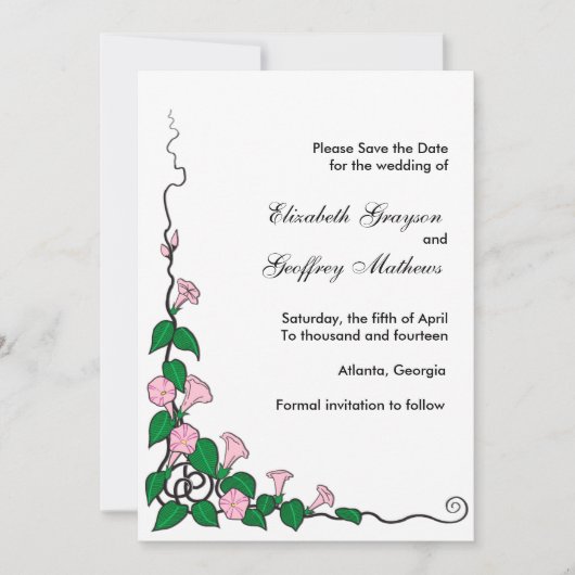 Gloria - enregistrer les cartes de date (Devant)