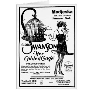 Gloria Swanson ELLE A DORÉ la CAGE 1922