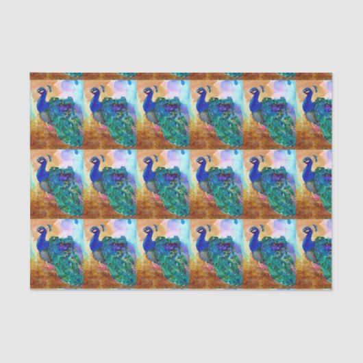 Gloride Peacock Alcohol Ink Tissuepapier (Voorkant)