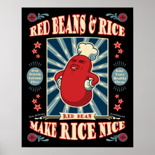 Gloride rode bonen poster
