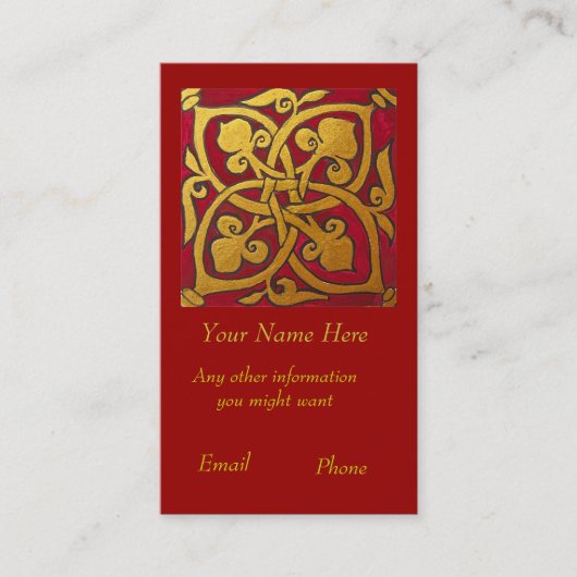 Gloridehoudend Visitekaartje (Voorkant)