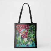 Gloridevolle heldere en vrolijke canvas tas (Voorkant)