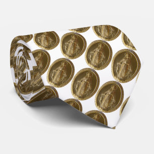 glorie aan de wonderbaarlijke medaille stropdas