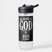 Glorie aan God Christelijk Waterfles (Links)