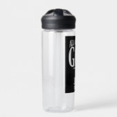 Glorie aan God Christelijk Waterfles (Voorkant)