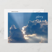 glorie briefkaart (Voorkant / Achterkant)