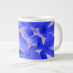 Glorie van de sneeuwschokkende blauwe Mok
