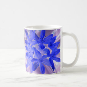 Glorie van de sneeuwschokkende blauwe Mok