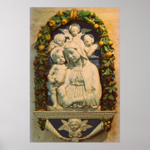 glorie voor jesus en mary poster