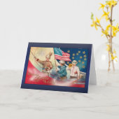 Glorierijke vierde van de Groeten van Juli Kaart (Gele Bloem)