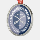 Glorieta Pass (B&G) Metalen Ornament (Links)