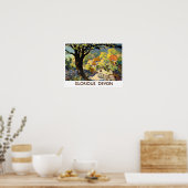 Glorieux Devon Angleterre vintage travel Poster (Cuisine)