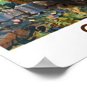 Glorieux Devon Angleterre vintage travel Poster (Coin)