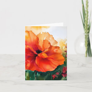 Glorieux Morning poppy petite carte