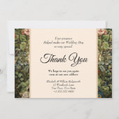 Glorieux Peacock Vintage Merci Notes (Dos)