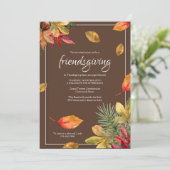 Glorieuze Herfst Uitnodiging (Staand voorkant)