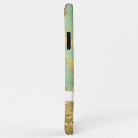 GLORIEUZE MARBLE LOOK, EDITABLE MONOGRAM Case-Mate iPhone CASE (Achterkant/rechts)