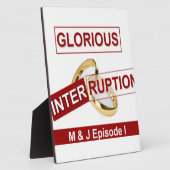 Glorieuze onderbreking: een gouden begin fotoplaat (Zijkant)