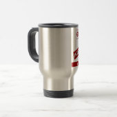 Glorieuze onderbreking: een gouden begin reisbeker (Voorkant links)