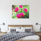 Glorieuze tuinkunst canvas afdruk (Insitu (Slaapkamer))