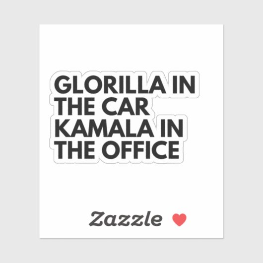 Glorilla en Kamala Sticker (Vel)