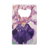 Glorioues Purple Iris Aquarelle Peinture (Devant)