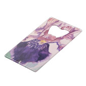 Glorioues Purple Iris Aquarelle Peinture (Dos Angle)