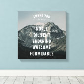 Glorious Altitude #2 (12x12) Canvas Afdruk (Insitu (Houten vloer))