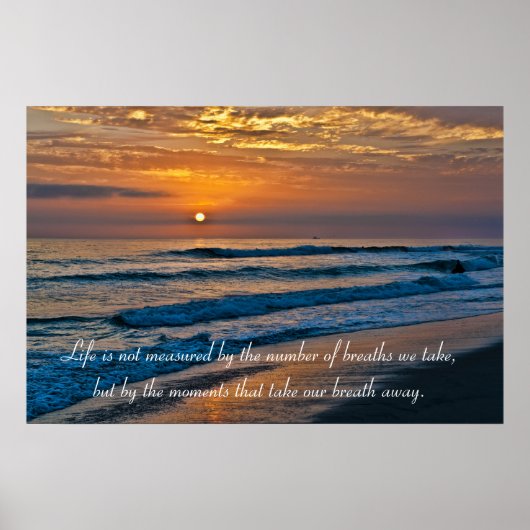 Glorious California Pacific Sunset Poster (Voorkant)
