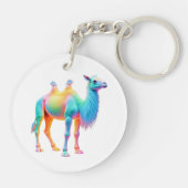 Glorious Camel Art Sleutelhanger (Achterkant)