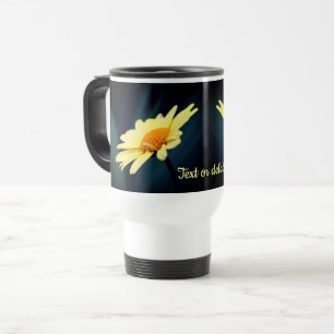 Glorious Daisy Flower Personalized Reisbeker