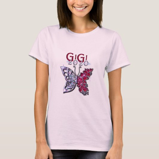 Glorious GIGI 2020 Butterfly T-shirt (Voorkant)