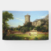 Glorious Past (Medieval Castle & Jousting Knight) Spandoek (Horizontaal)