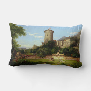 Glorious Past (middeleeuwse joust) ( kunst) Kussen