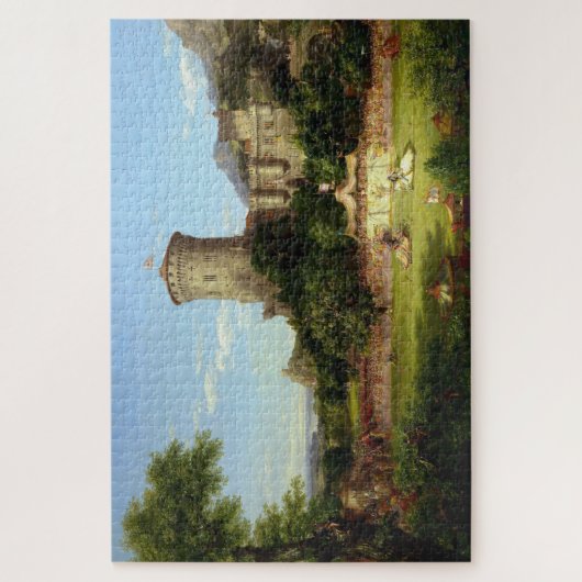 Glorious Past (middeleeuwse joust) ( kunst) Legpuzzel (Verticaal)